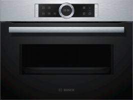 Bosch Serie 8 CFA634GS1 900W 36L Nemesacél Beépíthető mikrohullámú sütő