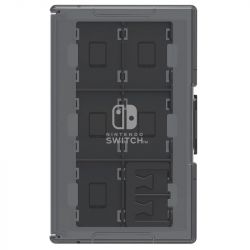 Hori Game Card Case, Nintendo Switch/OLED, 24 férőhelyes, Műanyag, Szürke, Játékkártya tároló