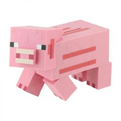 Paladone PP6590MCF, Minecraft: Pig Money Bank, 19.5 x 14.5 x 10 cm, Műanyag, Rózsaszín, Malac persely