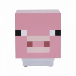 Paladone PP8748MCF Minecraft: Pig,11 cm, hang, USB, 3 X AAA Többszínű éjszakai fény