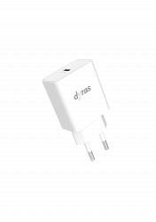 Dyras CDA-68W, 20 W, USB-C, Fehér hálózati töltő adapter