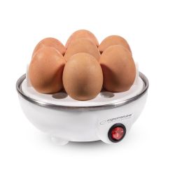 Esperanza EKE001, Egg Master, 350W, 7 tojás, Automata, Fehér, Elektromos tojásfőző