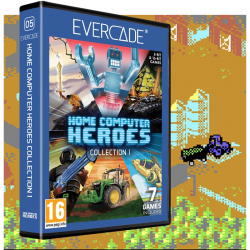 Evercade #C5, Home Computer Heroes Collection, 7in1, Retro, Multi Game, Játékszoftver csomag