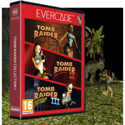 Evercade #40, Tomb Raider Collection 1, 3in1, Retro, Multi Game, Játékszoftver csomag