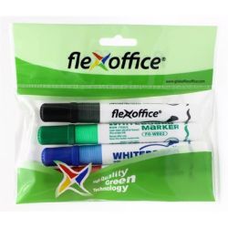 FLEXOFFICE "WB02" 2,5 mm kúpos szett (4 db/készlet)