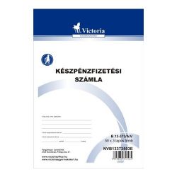 Victoria "B.13-373" 50x3 lapos A5 készpénzfizetési számlatömb