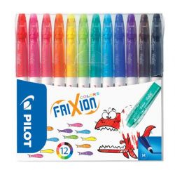 PILOT "Frixion Colors" 0,39-0,7 mm törölhető 12 különböző színű filctoll készlet