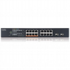 Zyxel XMG1915-18EP, 2.5G Ethernet, PoE, Fekete switch