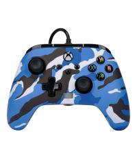 PowerA Enhanced Wired, Xbox Series X|S, Xbox One, PC, Blue Camo, Vezetékes kontroller