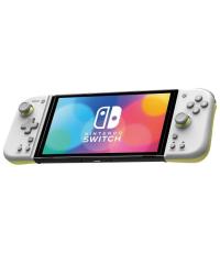 Hori Split Pad Compact, Nintendo Switch/OLED, Light Grey x Yellow, Joy-Con kontroller