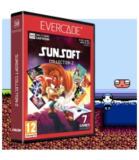 Evercade #38, Sunsoft Collection 2, 7in1, Retro, Multi Game, Játékszoftver csomag