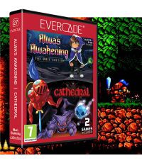 Evercade #27, Alwa’s Awakening 8-Bit Edition/Cathedral, 2in1, Retro, Multi Game, Játékszoftver csomag