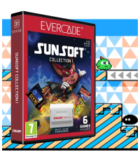 Evercade #31, Sunsoft Collection 1, 6in1, Retro, Multi Game, Játékszoftver csomag