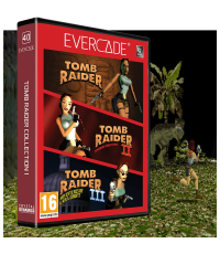 Evercade #40, Tomb Raider Collection 1, 3in1, Retro, Multi Game, Játékszoftver csomag