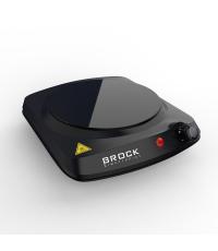 Brock HPI 3001 BK, 1200W, 1 zónás, Infravörös, Üvegkerámia, Hordozható, Fekete, Elektromos főzőlap